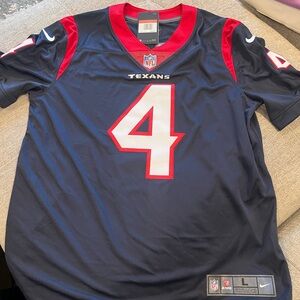 Houston Texans NFL Nike NFL Jersey. Watson #4. Size Large. Brand new with tags.